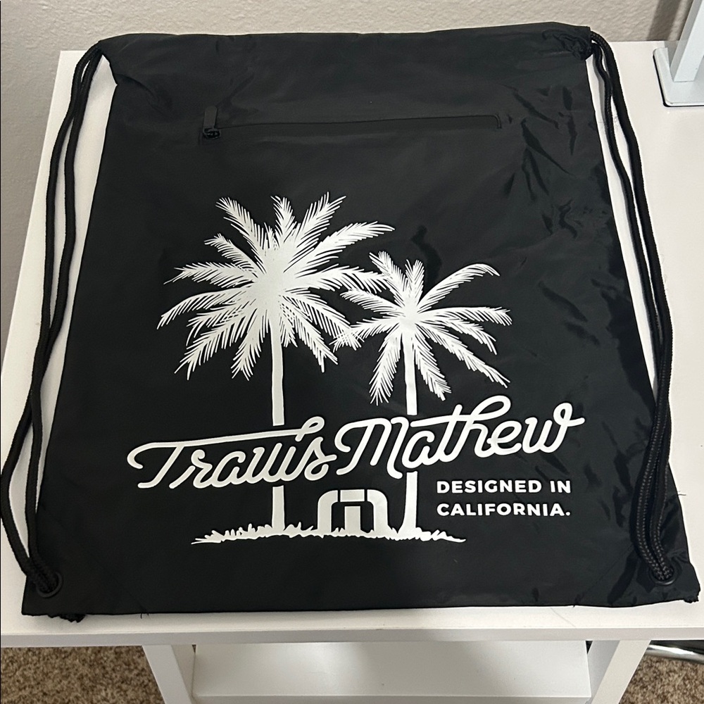 Travis Mathew Gym/ Golf/ Beach Drawstring Backpack